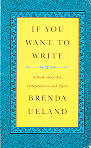 If You Want to Write (book cover)